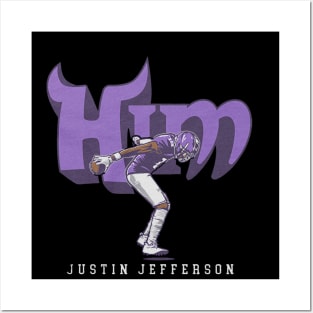 Justin Jefferson Him Posters and Art